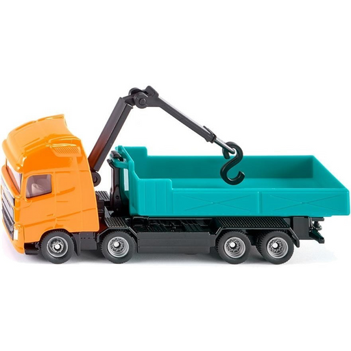 Siku 1683 - Volvo Truck with Roll-Off Tipper & Crane