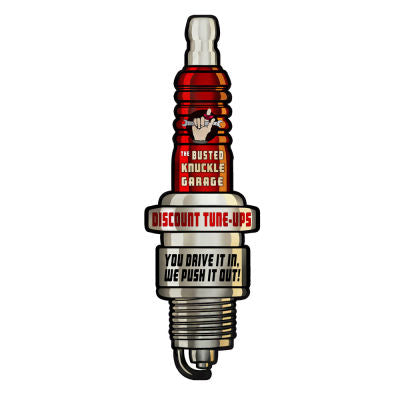 Man Cave - Wall Plaque Spark Plug