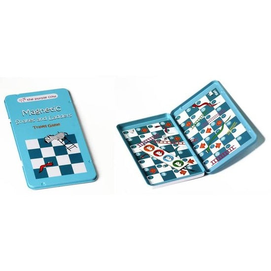 The Purple Cow - Magnetic Travel Game Snakes and Ladders