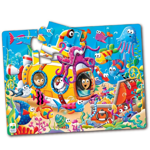 The Learning Journey: My First Big Floor Puzzle - Ocean Friends