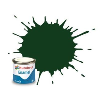 Humbrol 14ml Enamel Paint Gloss - #3 Brunswick Green
