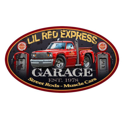 Man Cave - Lil Red Express Sign